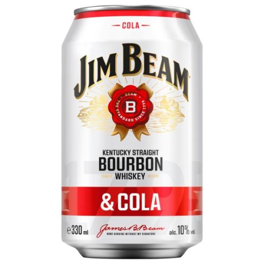 DPG Jim Beam & Cola 330ml 10% vol.