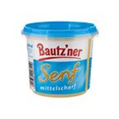 Bautzner Senf Becher mittelscharf 200ml