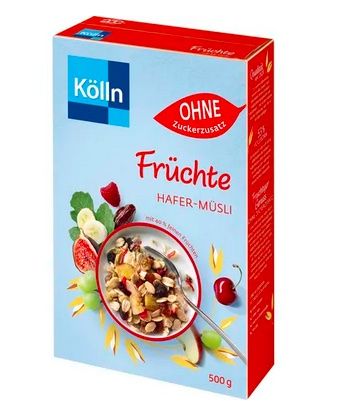 Kölln Früchte Hafer-Müsli 500g