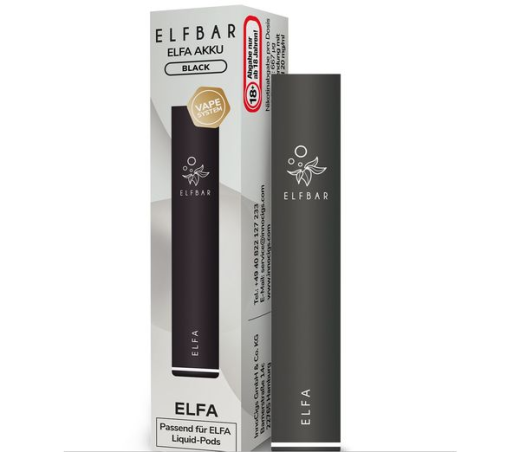 Elf Bar - Elfa Akku 500 mAh black schwarz